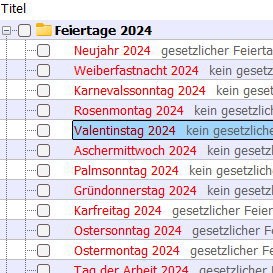 Feiertage